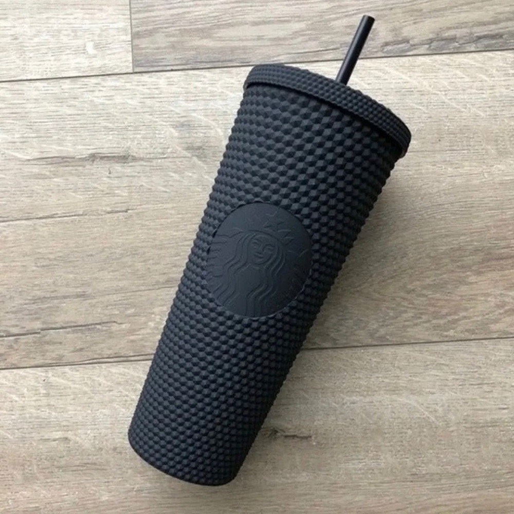 Studded Black Starbucks Tumbler